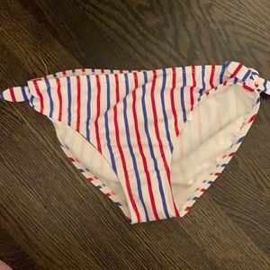 red, white, and blue bikini bottoms from gap